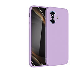 Ultra-thin Silicone Gel Soft Case 360 Degrees Cover YK2 for Xiaomi Redmi K40 Gaming 5G Purple