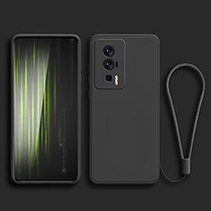 Ultra-thin Silicone Gel Soft Case 360 Degrees Cover YK2 for Xiaomi Redmi K60 Pro 5G Black