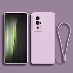 Ultra-thin Silicone Gel Soft Case 360 Degrees Cover YK2 for Xiaomi Redmi K60 Pro 5G Clove Purple