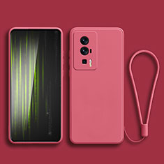 Ultra-thin Silicone Gel Soft Case 360 Degrees Cover YK2 for Xiaomi Redmi K60 Pro 5G Hot Pink