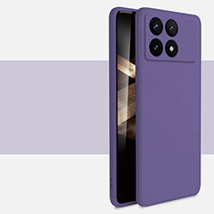 Ultra-thin Silicone Gel Soft Case 360 Degrees Cover YK2 for Xiaomi Redmi K70 5G Purple