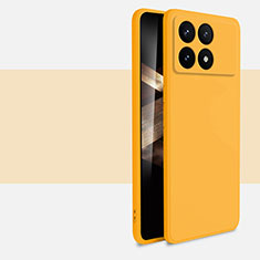 Ultra-thin Silicone Gel Soft Case 360 Degrees Cover YK2 for Xiaomi Redmi K70 5G Yellow