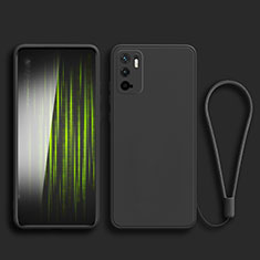 Ultra-thin Silicone Gel Soft Case 360 Degrees Cover YK2 for Xiaomi Redmi Note 10 5G Black