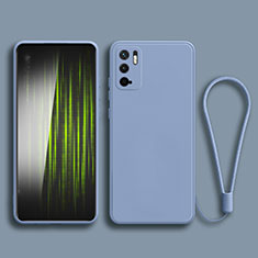 Ultra-thin Silicone Gel Soft Case 360 Degrees Cover YK2 for Xiaomi Redmi Note 10 5G Lavender Gray