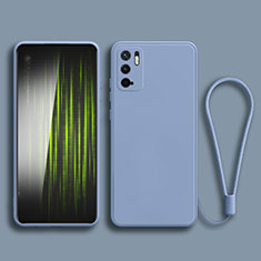 Ultra-thin Silicone Gel Soft Case 360 Degrees Cover YK2 for Xiaomi Redmi Note 10T 5G Lavender Gray