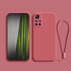 Ultra-thin Silicone Gel Soft Case 360 Degrees Cover YK2 for Xiaomi Redmi Note 11 5G Red