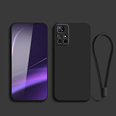 Ultra-thin Silicone Gel Soft Case 360 Degrees Cover YK2 for Xiaomi Redmi Note 11S 5G Black