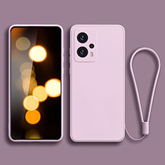 Ultra-thin Silicone Gel Soft Case 360 Degrees Cover YK2 for Xiaomi Redmi Note 11T Pro+ Plus 5G Clove Purple