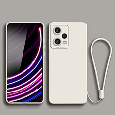 Ultra-thin Silicone Gel Soft Case 360 Degrees Cover YK2 for Xiaomi Redmi Note 12 Explorer White