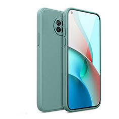 Ultra-thin Silicone Gel Soft Case 360 Degrees Cover YK2 for Xiaomi Redmi Note 9 5G Green