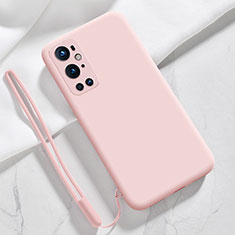 Ultra-thin Silicone Gel Soft Case 360 Degrees Cover YK3 for OnePlus 9 Pro 5G Pink