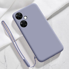 Ultra-thin Silicone Gel Soft Case 360 Degrees Cover YK3 for OnePlus Nord CE 3 5G Lavender Gray