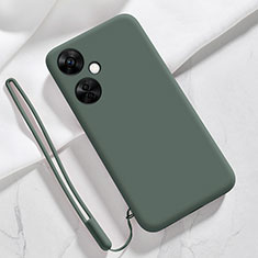 Ultra-thin Silicone Gel Soft Case 360 Degrees Cover YK3 for OnePlus Nord CE 3 5G Midnight Green