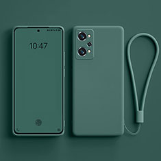 Ultra-thin Silicone Gel Soft Case 360 Degrees Cover YK3 for Realme GT Neo2 5G Midnight Green