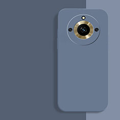 Ultra-thin Silicone Gel Soft Case 360 Degrees Cover YK3 for Realme Narzo 60 5G Lavender Gray