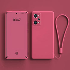 Ultra-thin Silicone Gel Soft Case 360 Degrees Cover YK3 for Realme Q5 Pro 5G Hot Pink