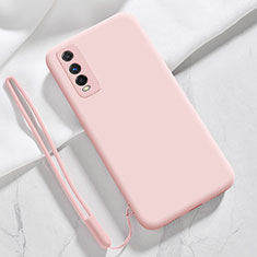 Ultra-thin Silicone Gel Soft Case 360 Degrees Cover YK3 for Vivo iQOO U1 Pink