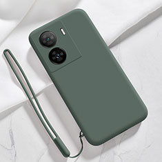 Ultra-thin Silicone Gel Soft Case 360 Degrees Cover YK3 for Vivo iQOO Z7 5G Midnight Green