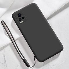 Ultra-thin Silicone Gel Soft Case 360 Degrees Cover YK3 for Vivo V21e 4G Black