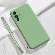 Ultra-thin Silicone Gel Soft Case 360 Degrees Cover YK3 for Vivo V23 Pro 5G Green