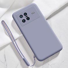 Ultra-thin Silicone Gel Soft Case 360 Degrees Cover YK3 for Vivo X Note Lavender Gray