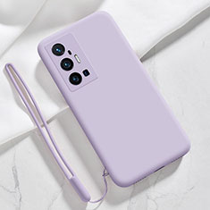 Ultra-thin Silicone Gel Soft Case 360 Degrees Cover YK3 for Vivo X70 Pro+ Plus 5G Clove Purple
