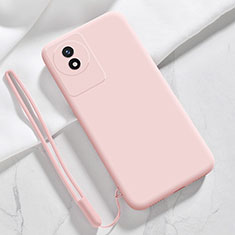 Ultra-thin Silicone Gel Soft Case 360 Degrees Cover YK3 for Vivo Y02t Pink