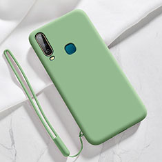 Ultra-thin Silicone Gel Soft Case 360 Degrees Cover YK3 for Vivo Y11 Green