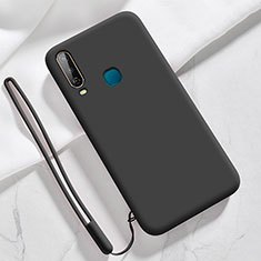 Ultra-thin Silicone Gel Soft Case 360 Degrees Cover YK3 for Vivo Y12 Black