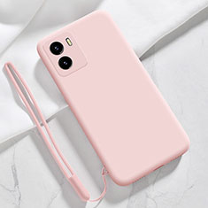 Ultra-thin Silicone Gel Soft Case 360 Degrees Cover YK3 for Vivo Y15A Pink