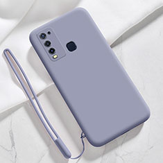 Ultra-thin Silicone Gel Soft Case 360 Degrees Cover YK3 for Vivo Y50 Lavender Gray