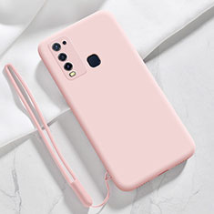 Ultra-thin Silicone Gel Soft Case 360 Degrees Cover YK3 for Vivo Y50 Pink