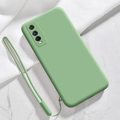 Ultra-thin Silicone Gel Soft Case 360 Degrees Cover YK3 for Vivo Y51s 5G Green