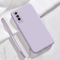 Ultra-thin Silicone Gel Soft Case 360 Degrees Cover YK3 for Vivo Y70S 5G Clove Purple