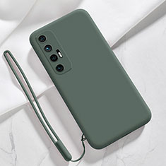 Ultra-thin Silicone Gel Soft Case 360 Degrees Cover YK3 for Xiaomi Mi 10S 5G Midnight Green