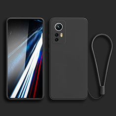 Ultra-thin Silicone Gel Soft Case 360 Degrees Cover YK3 for Xiaomi Mi 12T 5G Black