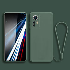 Ultra-thin Silicone Gel Soft Case 360 Degrees Cover YK3 for Xiaomi Mi 12T 5G Green