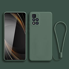 Ultra-thin Silicone Gel Soft Case 360 Degrees Cover YK3 for Xiaomi Poco X4 NFC Midnight Green