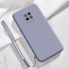 Ultra-thin Silicone Gel Soft Case 360 Degrees Cover YK3 for Xiaomi Redmi 10X Pro 5G Lavender Gray