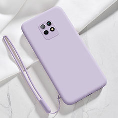 Ultra-thin Silicone Gel Soft Case 360 Degrees Cover YK3 for Xiaomi Redmi 10X Pro 5G Purple