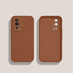 Ultra-thin Silicone Gel Soft Case 360 Degrees Cover YK3 for Xiaomi Redmi K60 5G Brown