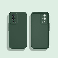 Ultra-thin Silicone Gel Soft Case 360 Degrees Cover YK3 for Xiaomi Redmi K60 5G Midnight Green