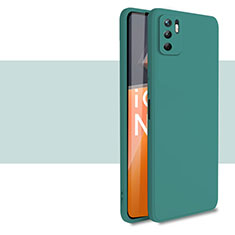 Ultra-thin Silicone Gel Soft Case 360 Degrees Cover YK3 for Xiaomi Redmi Note 10 5G Green