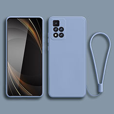 Ultra-thin Silicone Gel Soft Case 360 Degrees Cover YK3 for Xiaomi Redmi Note 11 Pro+ Plus 5G Lavender Gray