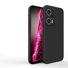 Ultra-thin Silicone Gel Soft Case 360 Degrees Cover YK3 for Xiaomi Redmi Note 11T Pro+ Plus 5G Black