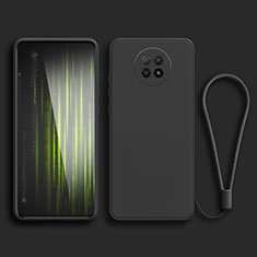 Ultra-thin Silicone Gel Soft Case 360 Degrees Cover YK3 for Xiaomi Redmi Note 9 5G Black