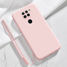 Ultra-thin Silicone Gel Soft Case 360 Degrees Cover YK3 for Xiaomi Redmi Note 9 Pink