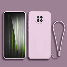 Ultra-thin Silicone Gel Soft Case 360 Degrees Cover YK3 for Xiaomi Redmi Note 9T 5G Clove Purple
