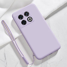 Ultra-thin Silicone Gel Soft Case 360 Degrees Cover YK4 for OnePlus 10 Pro 5G Clove Purple