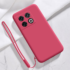 Ultra-thin Silicone Gel Soft Case 360 Degrees Cover YK4 for OnePlus 10 Pro 5G Red